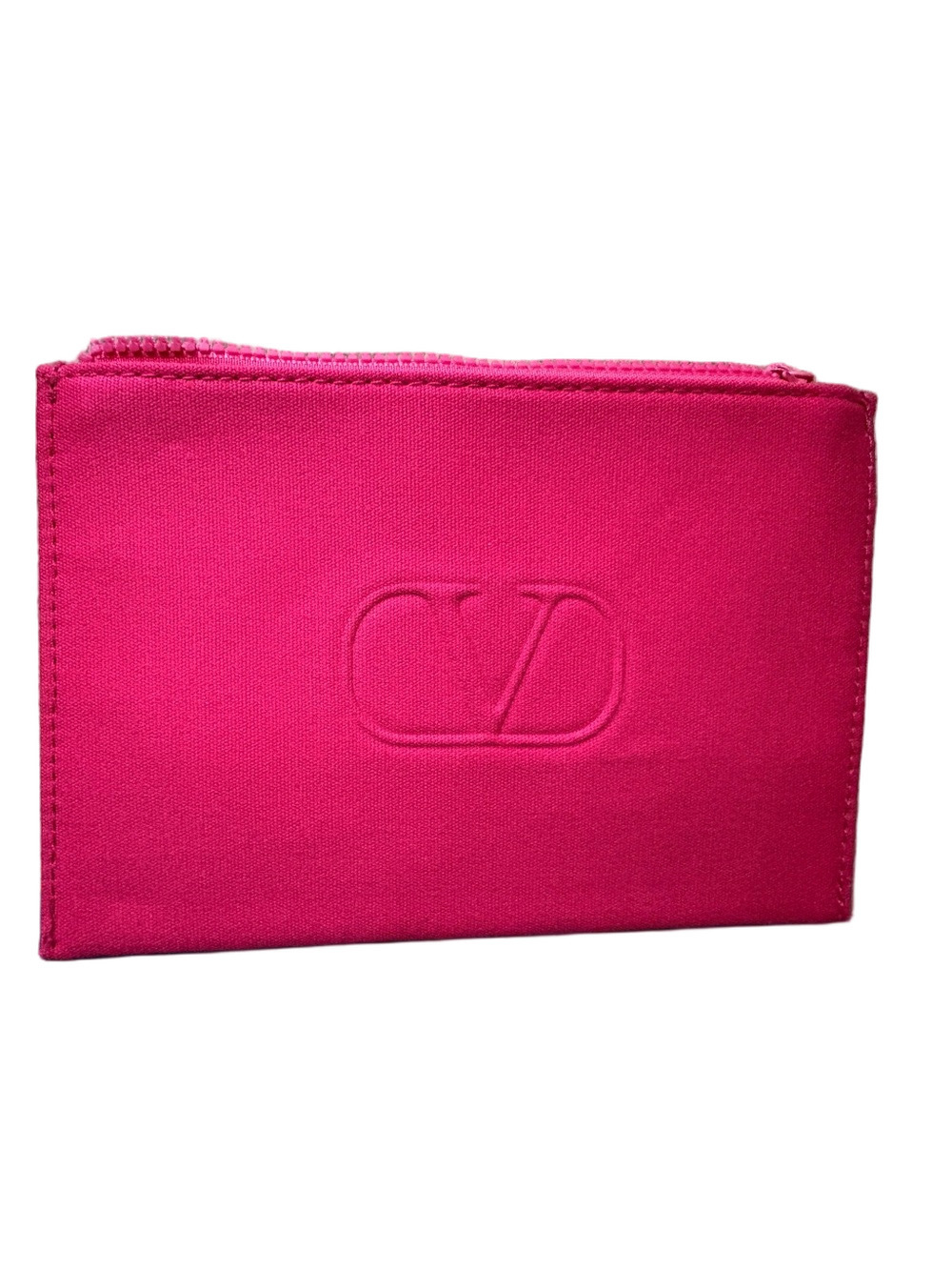 Valentino Beauty Pink Makeup Pouch NWT Cosmetic Bag Zip Clutch Travel Case - Picture 4 of 6